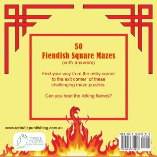 Fifty Fiendish Square Mazes