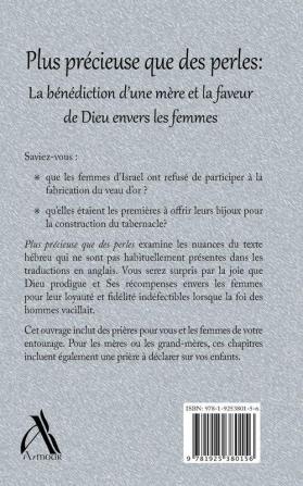 Plus précieuse que des perles: La bénédiction d'une mère et la faveur de Dieu envers les femmes