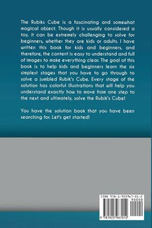 Rubik's Cube Solution Book For Kids: How to Solve the Rubik's Cube for Kids with Step-by-Step Instructions Made Easy