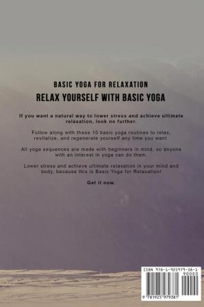 Basic Yoga for Relaxation: Yoga Therapy for Stress Relief and Relaxation: 5