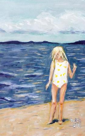 Beach Girl: Blank Notebook: 35 (Blinkies)