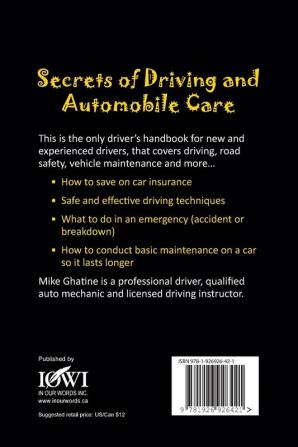 Secrets of Driving and Automobile Care