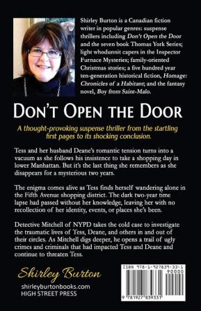 Don't Open the Door