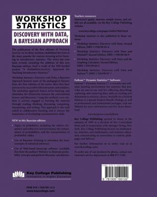 Workshop Statistics: Discovery with Data A Bayesian Approach (Workshop Statistics Series)