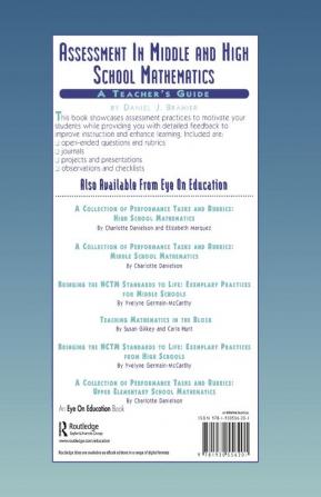 Assessment in Middle and High School Mathematics