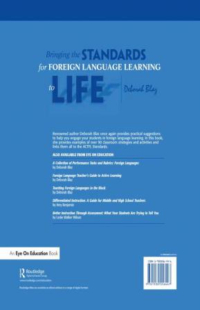 Bringing the Standards for Foreign Language Learning to Life