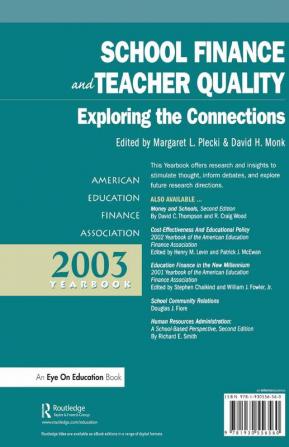 School Finance and Teacher Quality