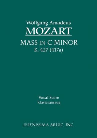 Mass in C-minor K.427: Vocal score