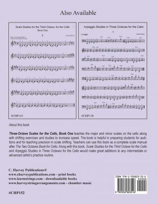 Three-Octave Scales for the Cello Book One