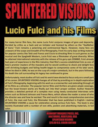 Splintered Visions Lucio Fulci and His Films