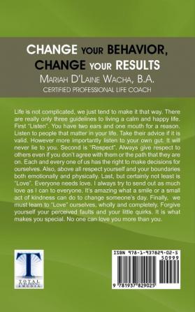 Change Your Behavior Change Your Results