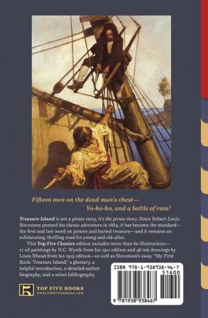 Treasure Island (Illustrated): With Artwork by N.C. Wyeth and Louis Rhead (Top Five Classics)