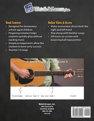 Beginner Guitar Lessons for Kids Book with Online Video and Audio Access