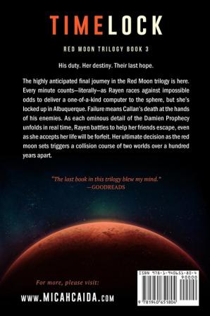 Time Lock: Red Moon science fiction time travel trilogy Book 3 (Red Moon Trilogy)