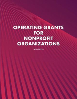 Operating Grants for Nonprofit Organizations