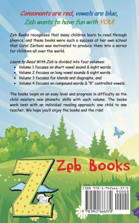 Learn to Read with Zeb Volume 2