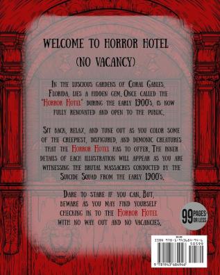 Adult Coloring Book: Horror Hotel: 1