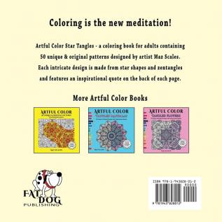 Artful Color Star Tangles: A Calming and Relaxing Coloring Book for Adults: 2