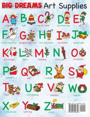 Christmas Letter Tracing Preschool Workbook for Kids Ages 3-5: Alphabet Trace the Letters Handwriting & Sight Words Practice Book - The Best ... Gifts for Toddlers Pre K to Kindergarten