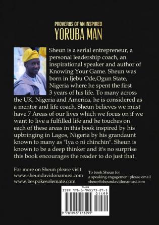 Proverbs of a Highly Inspired Yoruba Man