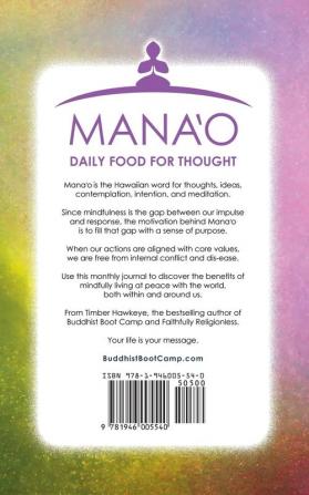 Manao: May: 5 (Manao Monthly Journals with Daily Food for Thought)