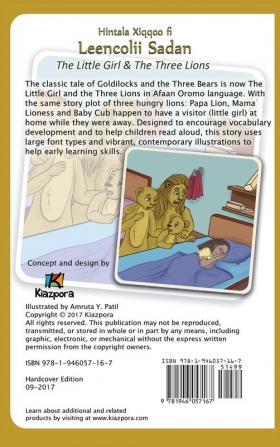 The Little Girl and The Three Lions - Afaan Oromo Children's Book