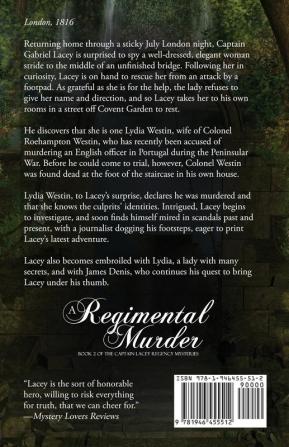 A Regimental Murder: 2 (Captain Lacey Regency Mysteries)