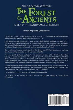 The Forest of Ancients: Fabled Quest Chronicles (Book 4): An Epic Fantasy Adventure