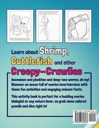 Shrimp Shrimp Cuttlefish: A Coloring Book for Kids (Science Critters)