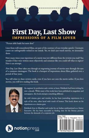 First Day Last Show : Impressions of a Film Lover