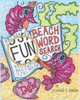 Beach Wordsearch No. 1: Tropical Aquatic and Nautical Themes