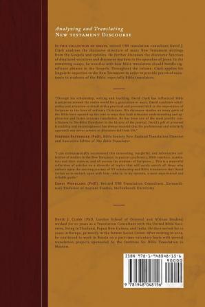 Analyzing and Translating New Testament Discourse (Studies in Koine Greek)