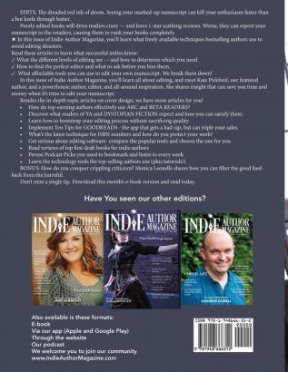 Indie Author Magazine Featuring Kate Pickford: Authors Guide To Developmental Editing Copyediting and Proofreading How To Find The Right Book Editor Self-editing Strategies