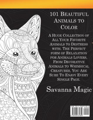 101 Animals To Color