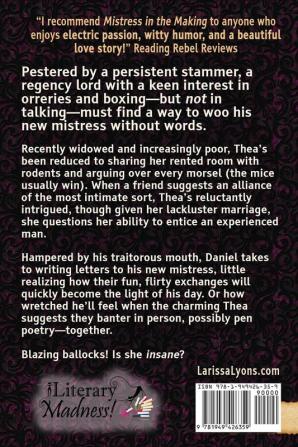 Mistress in the Making - Large Print: Fun and Steamy Regency Romance