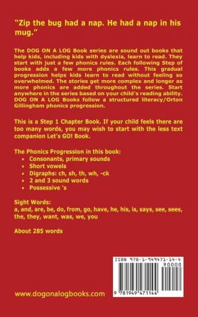 Zip The Bug Chapter Book: Sound-Out Phonics Books Help Developing Readers including Students with Dyslexia Learn to Read (Step 1 in a Systematic ... Books): 4 (Dog on a Log Chapter Books)