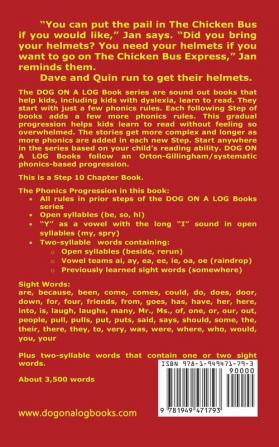 The Chicken Bus Express to the Redo Shop Chapter Book: Sound-Out Phonics Books Help Developing Readers including Students with Dyslexia Learn to ... Books): 45 (Dog on a Log Chapter Books)