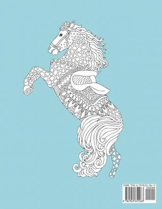 Horses Coloring Book: An Adult Coloring Book for Horse Lovers