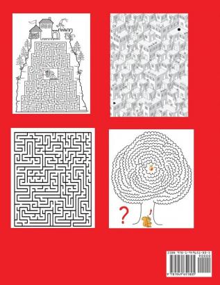 Spaß und Herausfordernde Labyrinthe für Kinder 8-12: Ein Erstaunliches Labyrinth-Aktivitätsbuch für Kinder