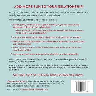 A Year of Questions: A 52-Week Q&A Book for Couples to Complete Together Connect and Have Meaningful Conversations