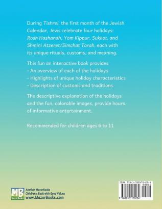 High Holidays & More: An Interactive Guide for Kids: Rosh Hashanah Yom Kippur Sukkot Shmini Atzeret/Simchat Torah: 8 (Jewish Holiday Books for Children)