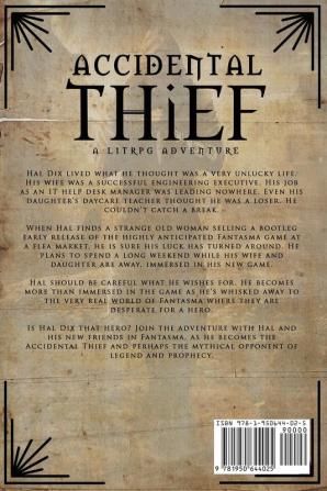 Accidental Thief: Book One in the LitRPG Accidental Traveler Adventure: 1