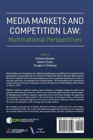 Media Markets and Competition Law: Multinational Perspectives