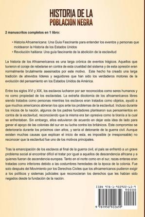 Historia de la población negra: Una Guía Fascinante sobre la Historia afroamericana y la Revolución haitiana