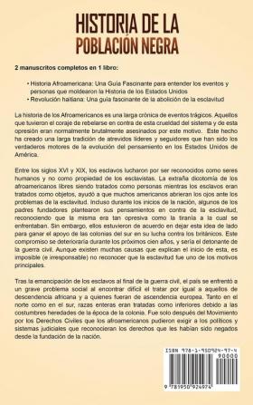 Historia de la población negra: Una Guía Fascinante sobre la Historia afroamericana y la Revolución haitiana