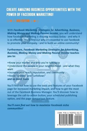 Facebook Marketing: Strategies for Advertising Business Making Money and Making Passive Income