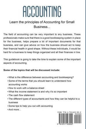 Accounting: Step by Step Guide to Accounting Principles & Basic Accounting for Small business: 1