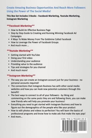 Social Media Marketing: Facebook Marketing Youtube Marketing Instagram Marketing