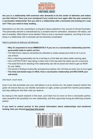 Healing from A Narcissistic Relationship and Emotional Abuse: Discover How to Recover Protect and Heal Yourself after a Toxic Abusive Relationship with a Narcissist