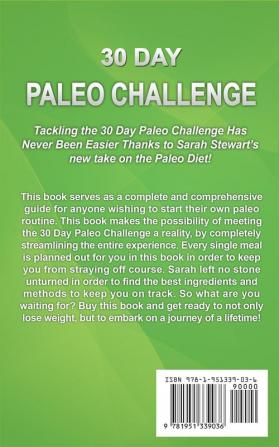 30 Day Paleo Challenge: The 30 Day Paleo Guide to Lose Weight and Live a Healthier Lifestyle